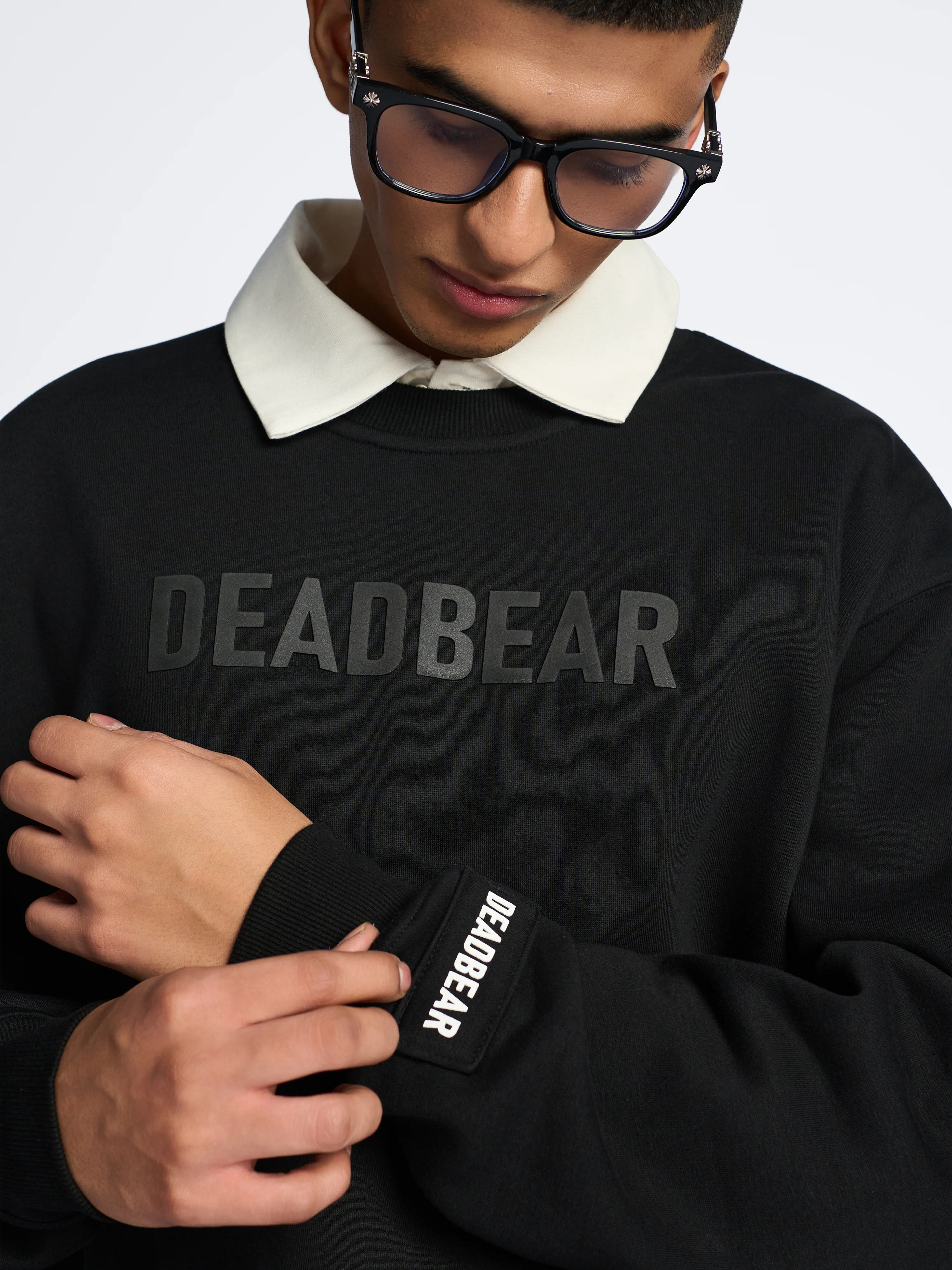 Basic Sweatshirt Black - Image 4