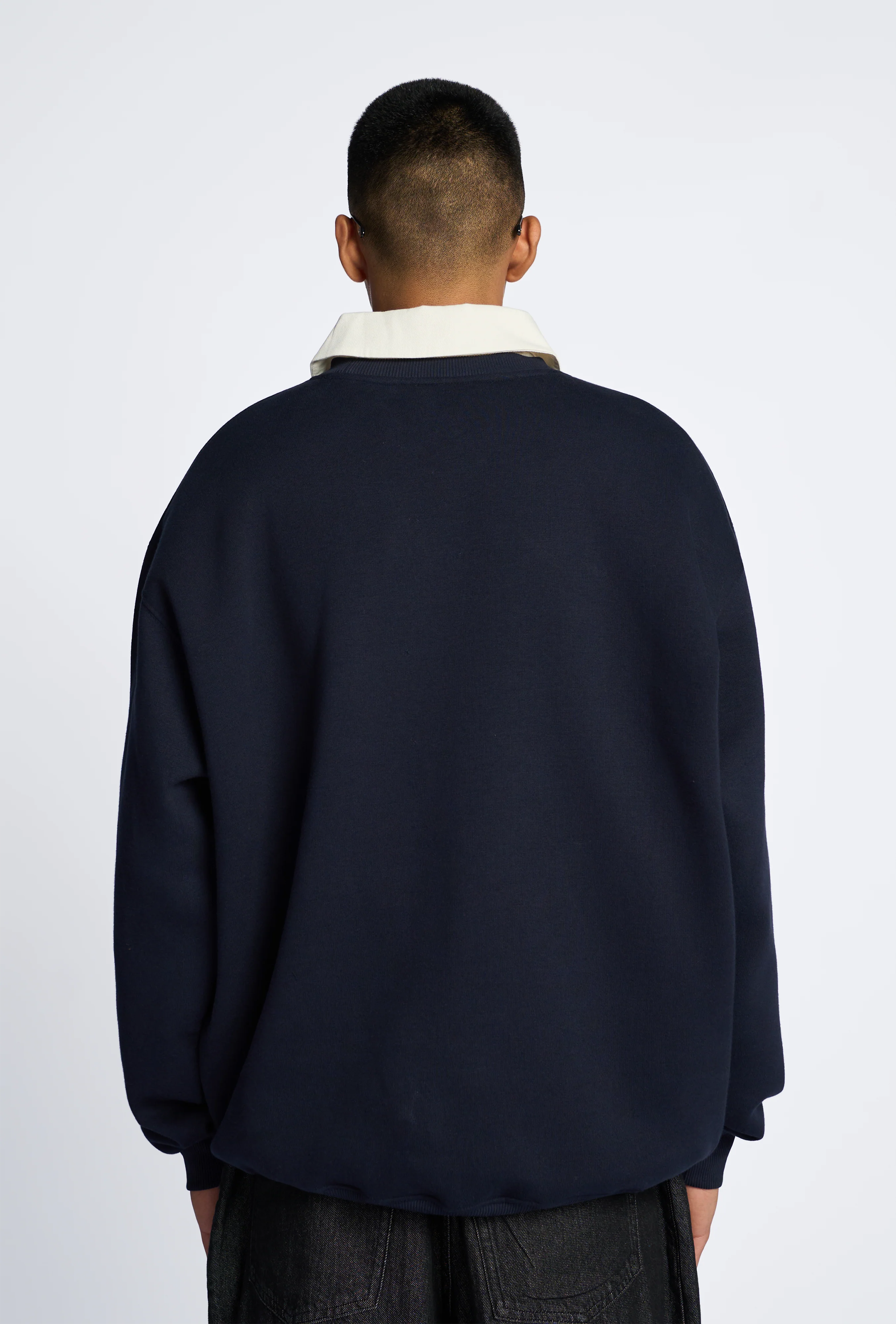 Basic Sweatshirt Navy - Image 5