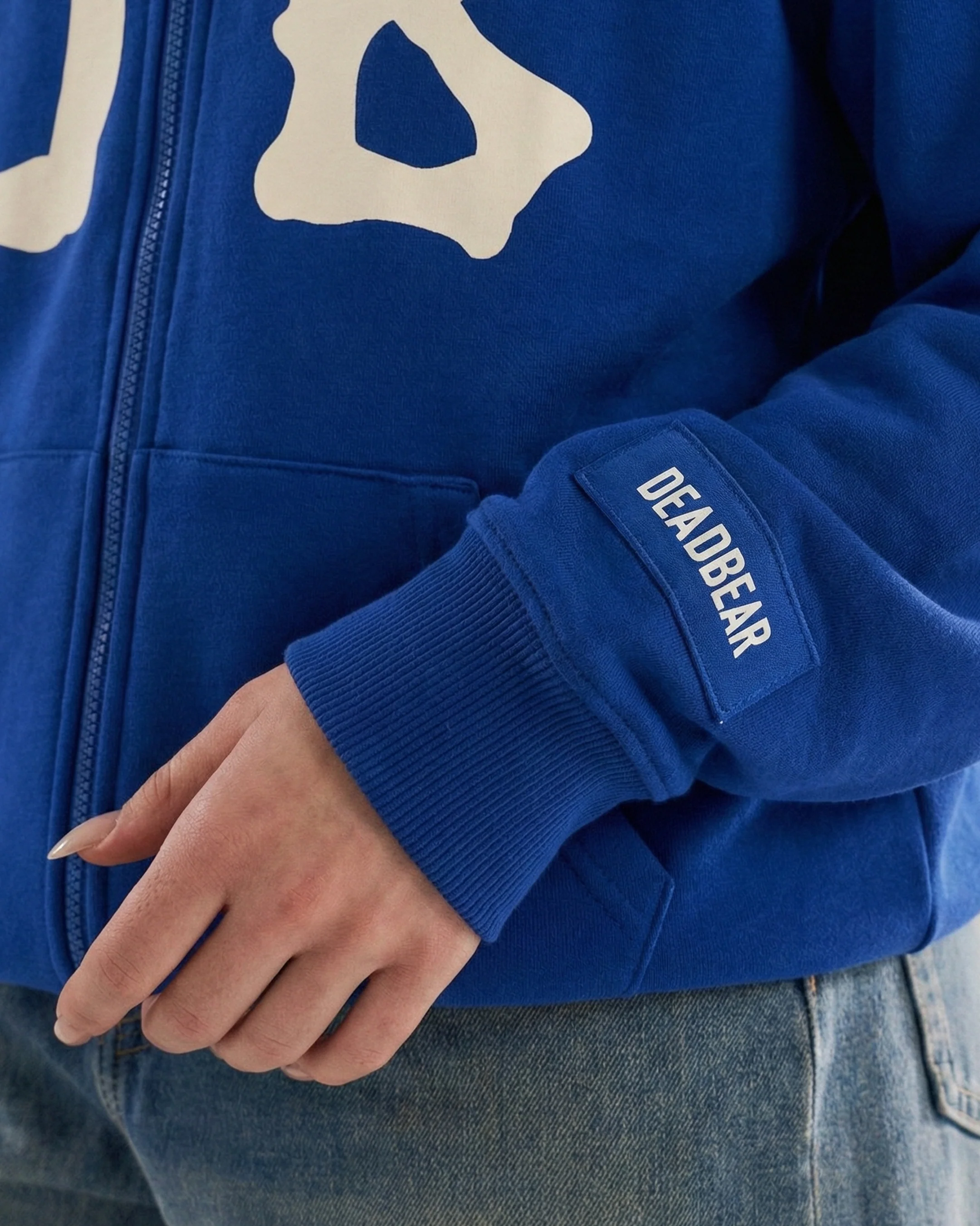 Bone Zipper Royal Blue - Image 6