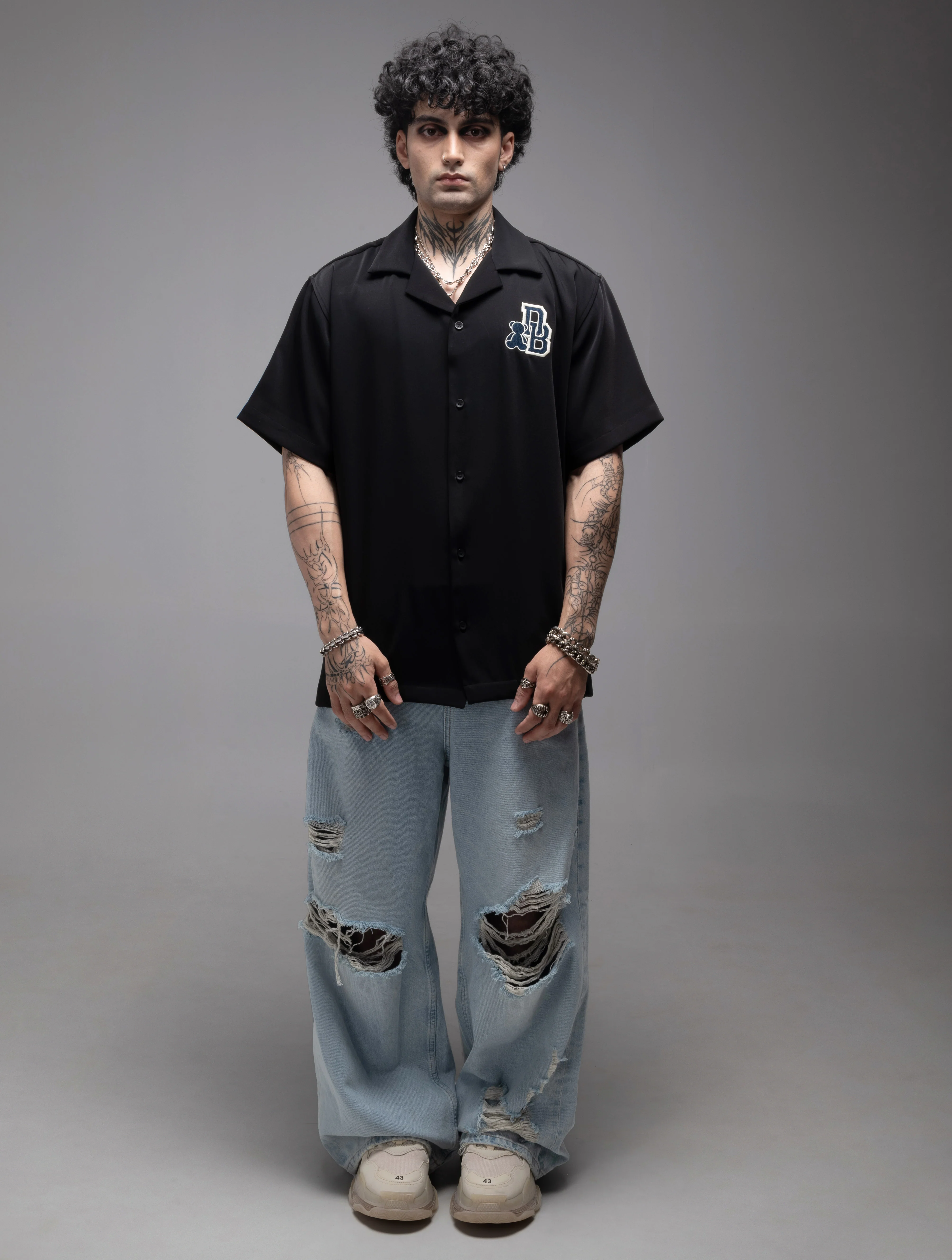 Bowling Shirt Black - Image 5
