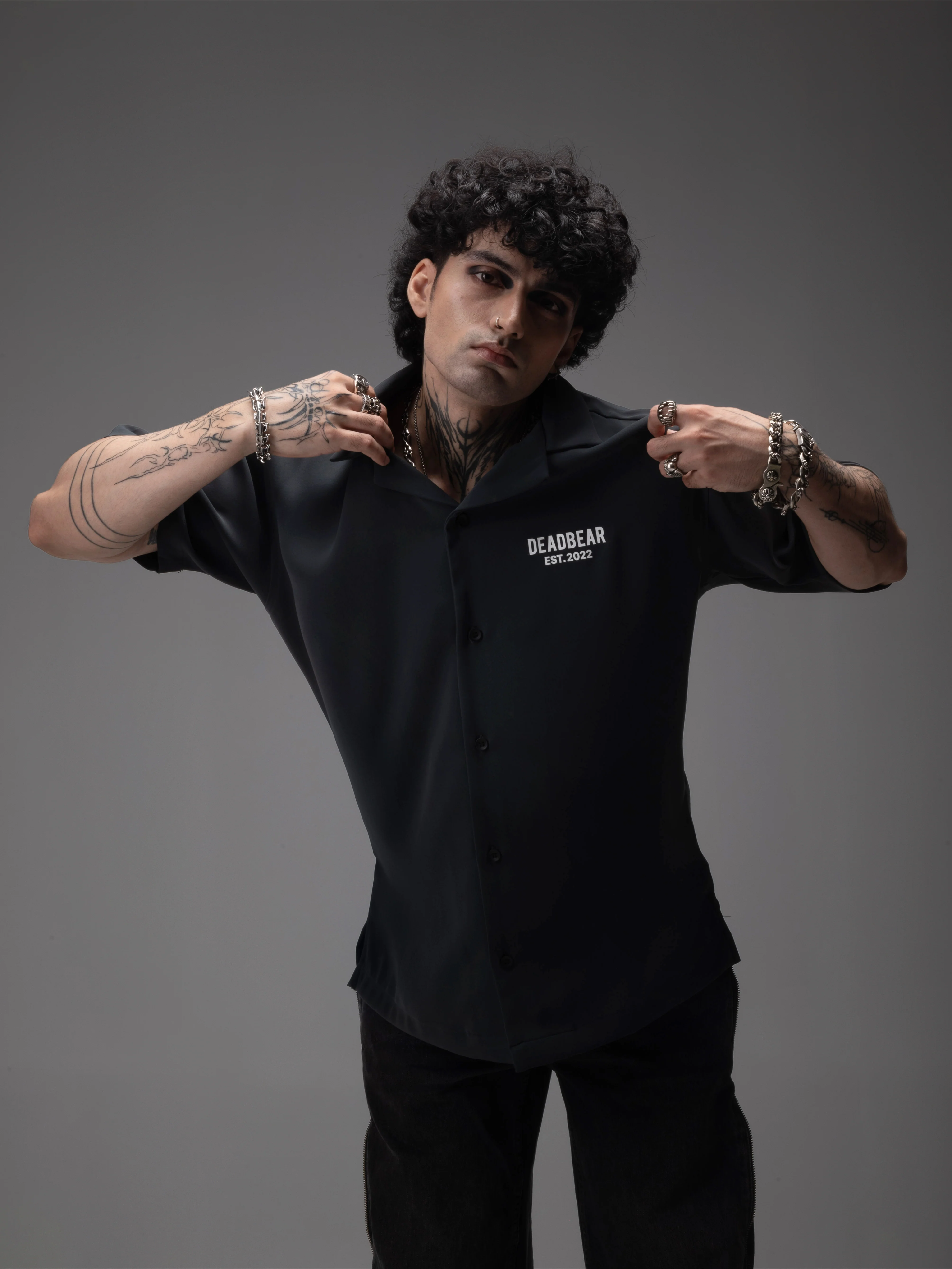 Bowling Shirt Grey - Image 4