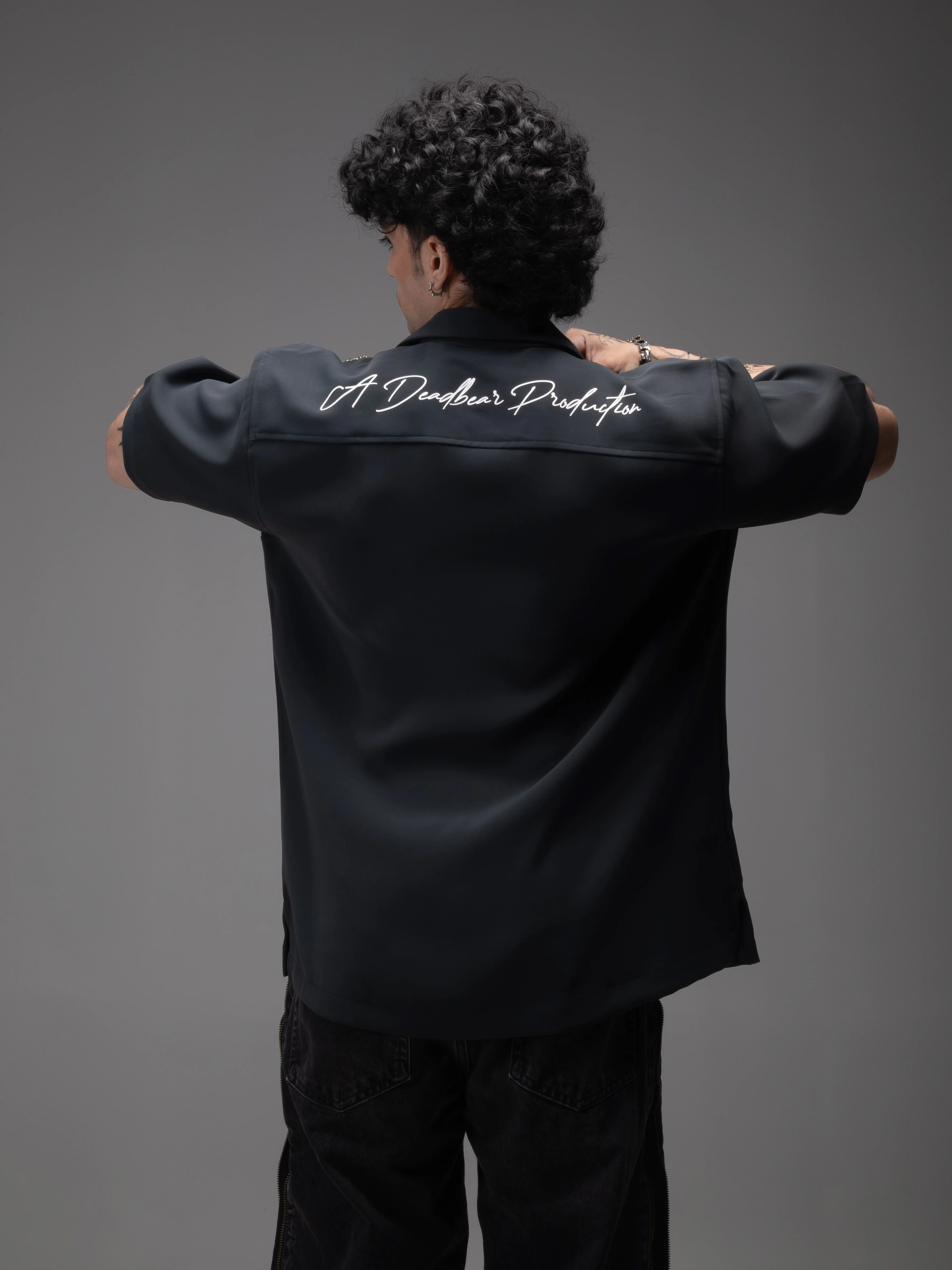 Bowling Shirt Grey - Image 5