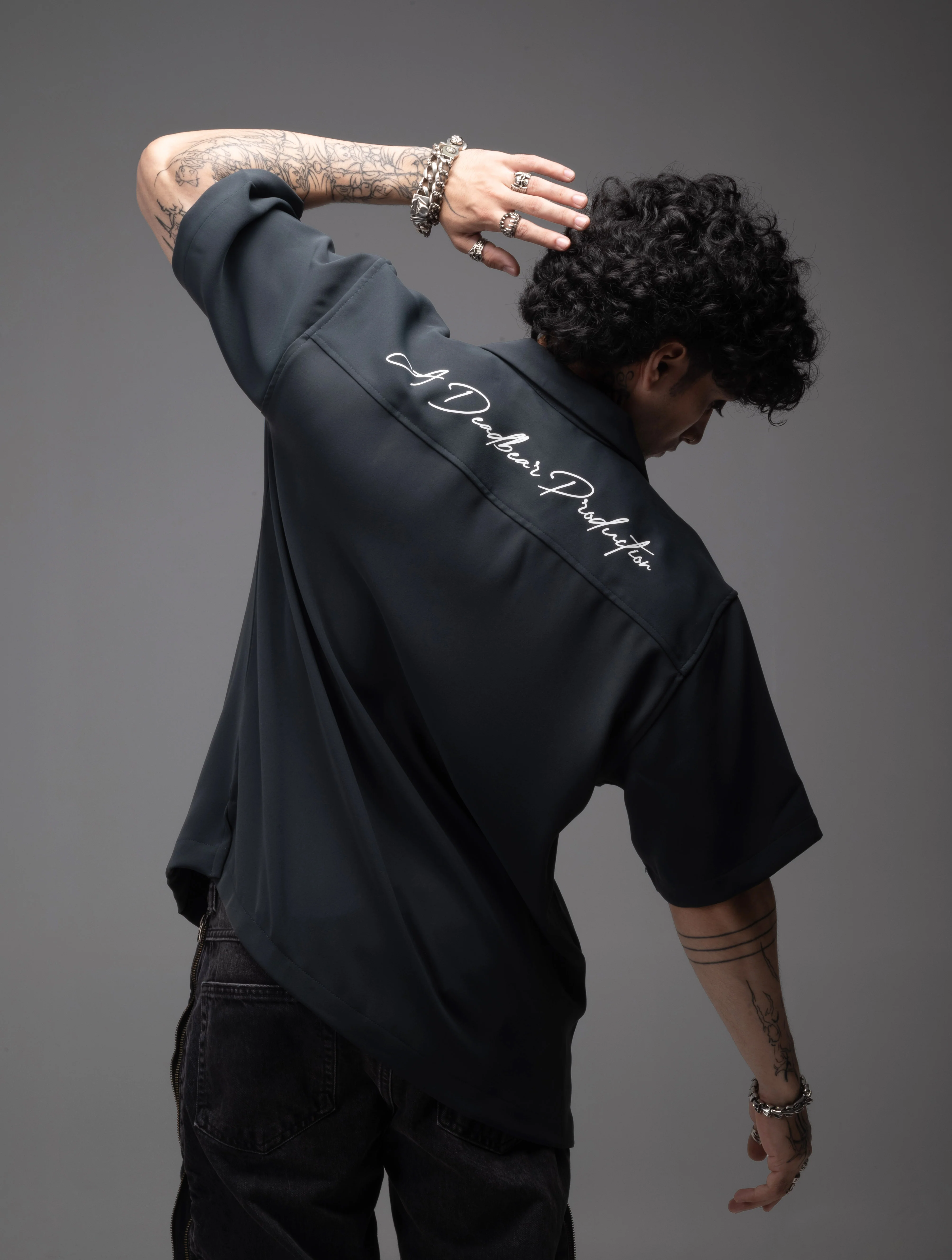 Bowling Shirt Grey - Image 7
