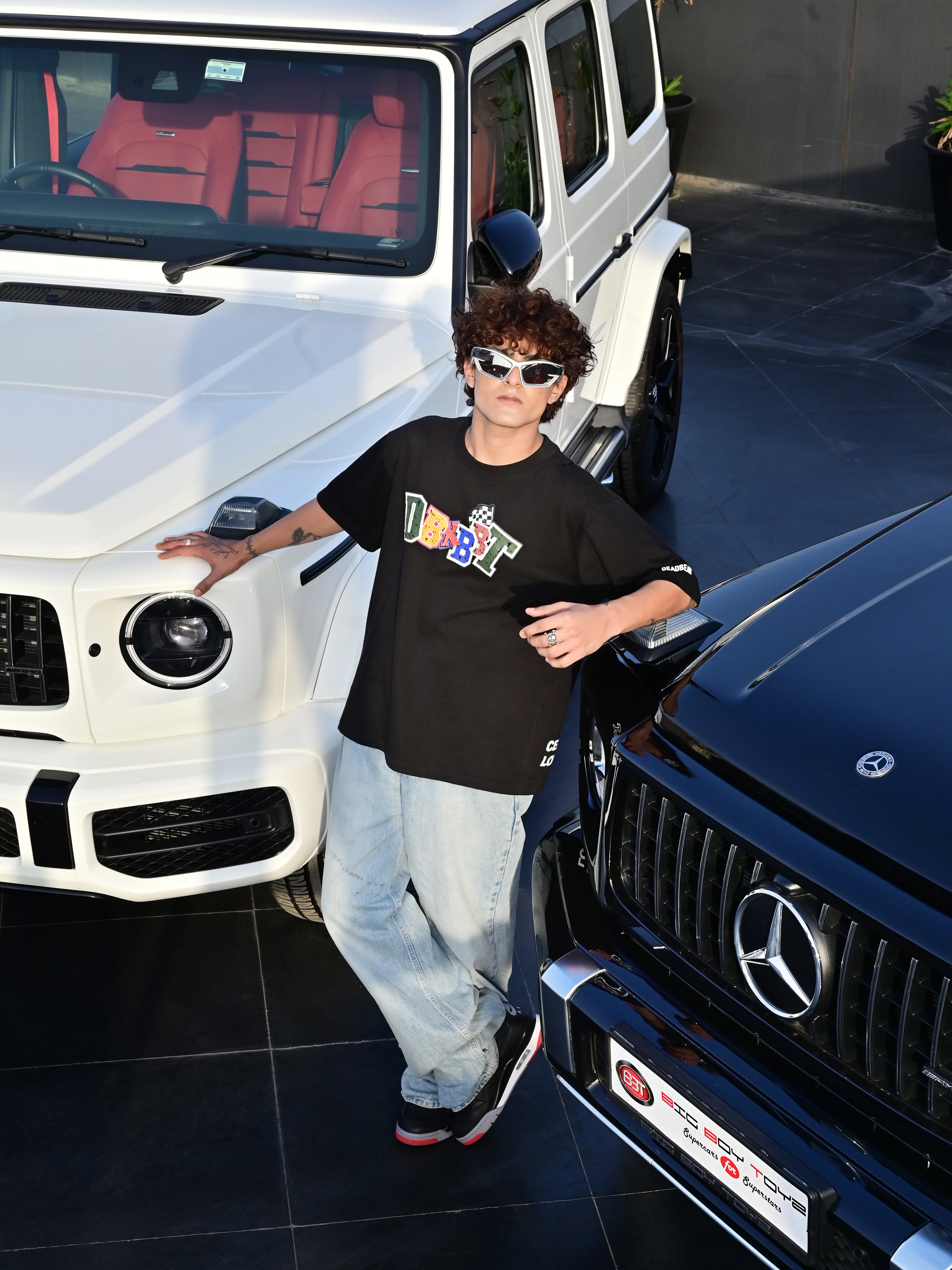SUPERCAR LOVER TEE BLACK - Image 4