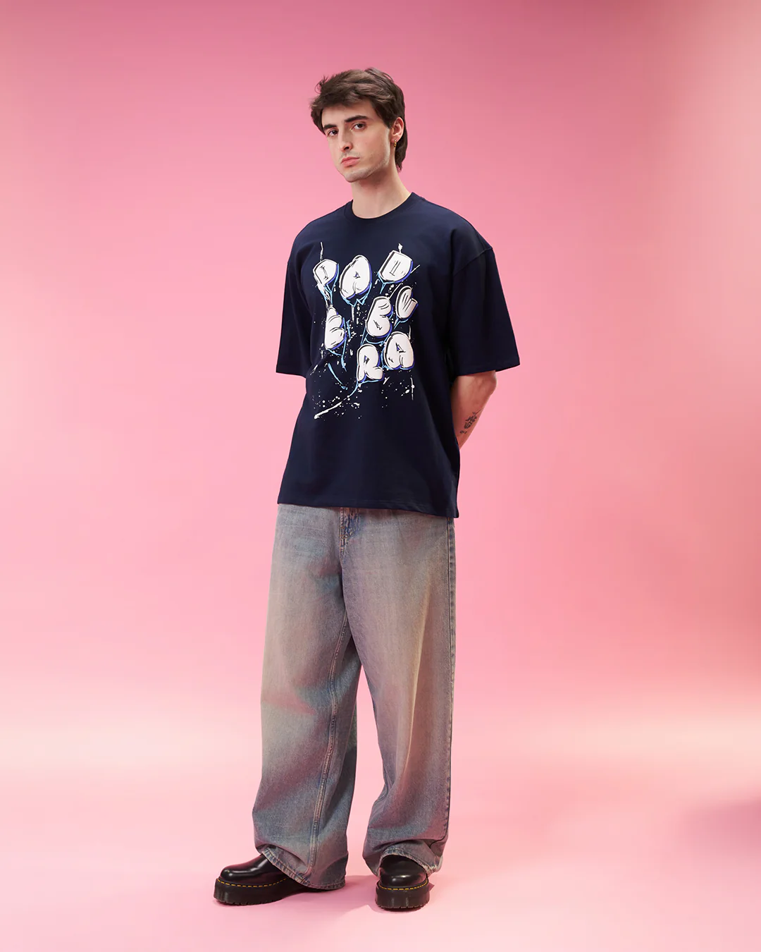 Explode Tee Navy - Image 6