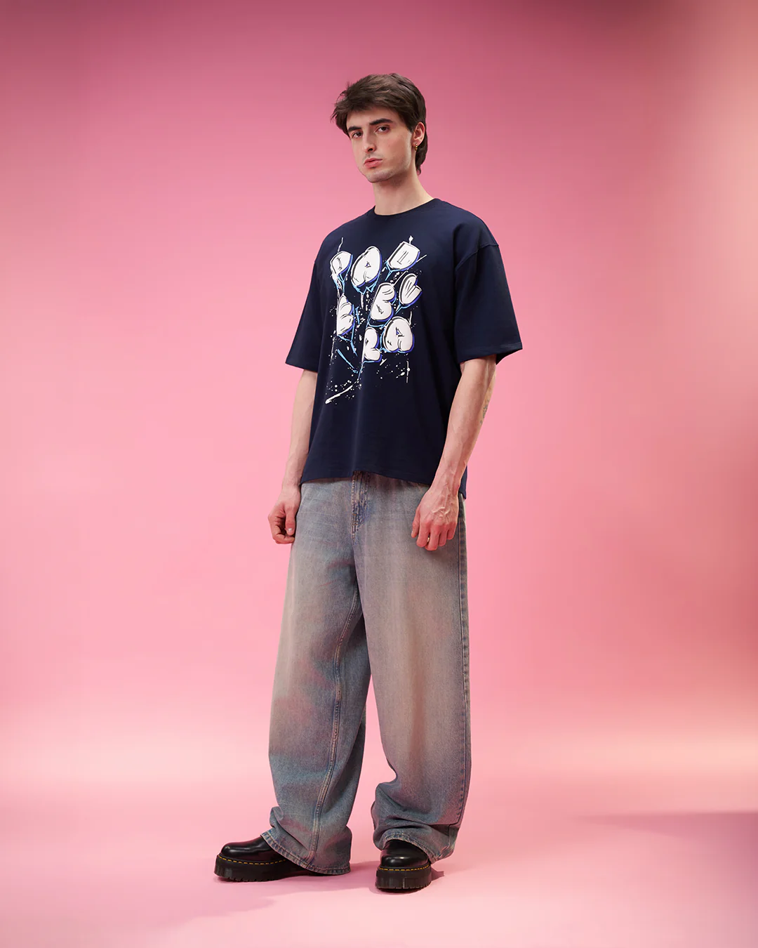 Explode Tee Navy - Image 8