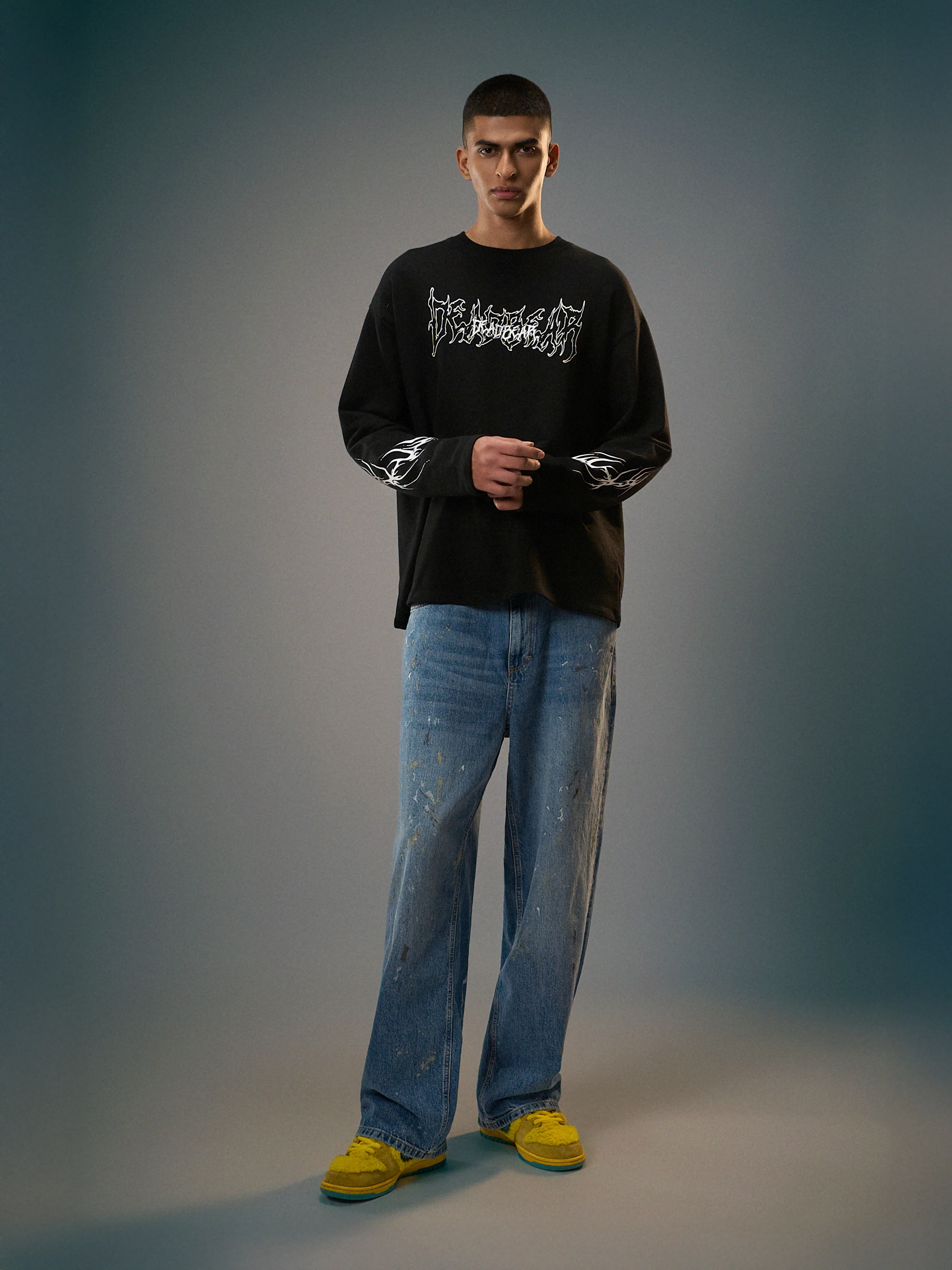 Flames 2.0 Tee Black - Image 4