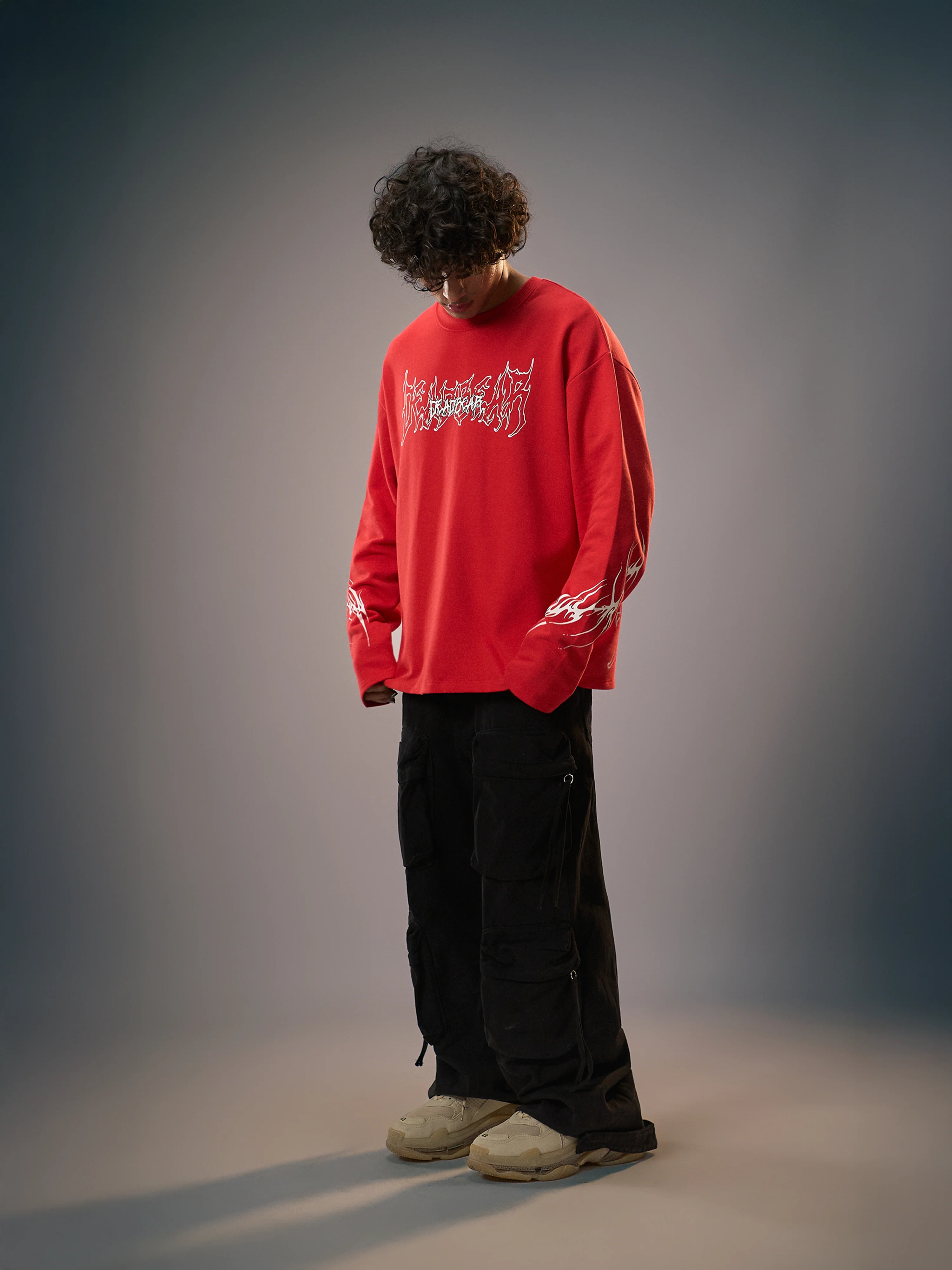 Flames 2.0 Tee Red - Image 3