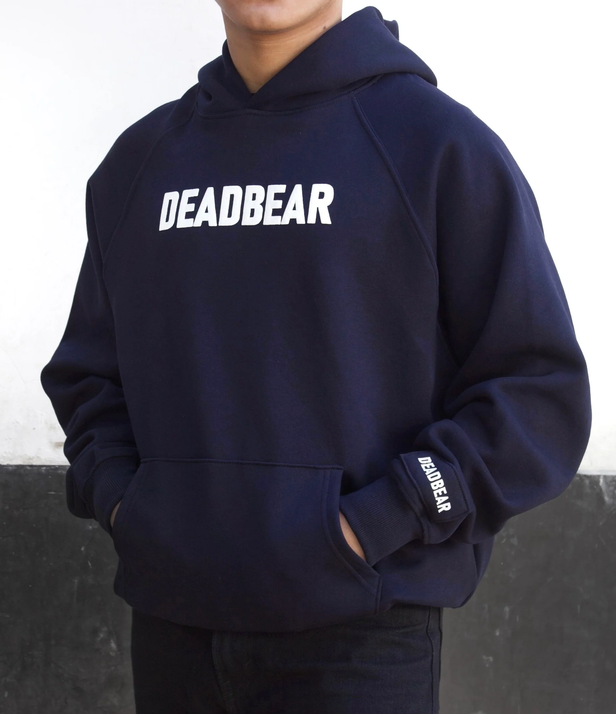 Navy Blue Hoodie - Image 3