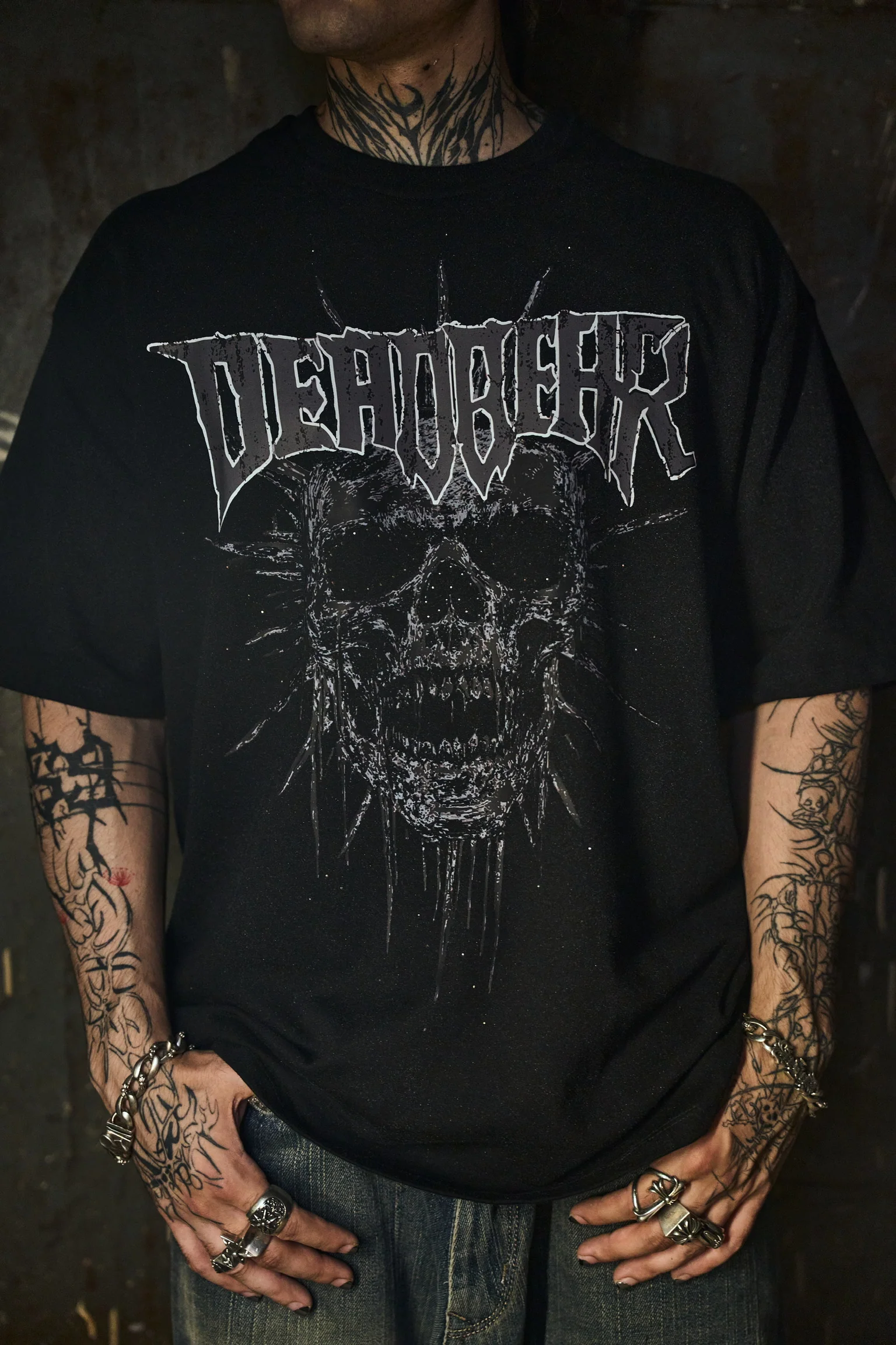 Spikehead Tee Black - Image 8
