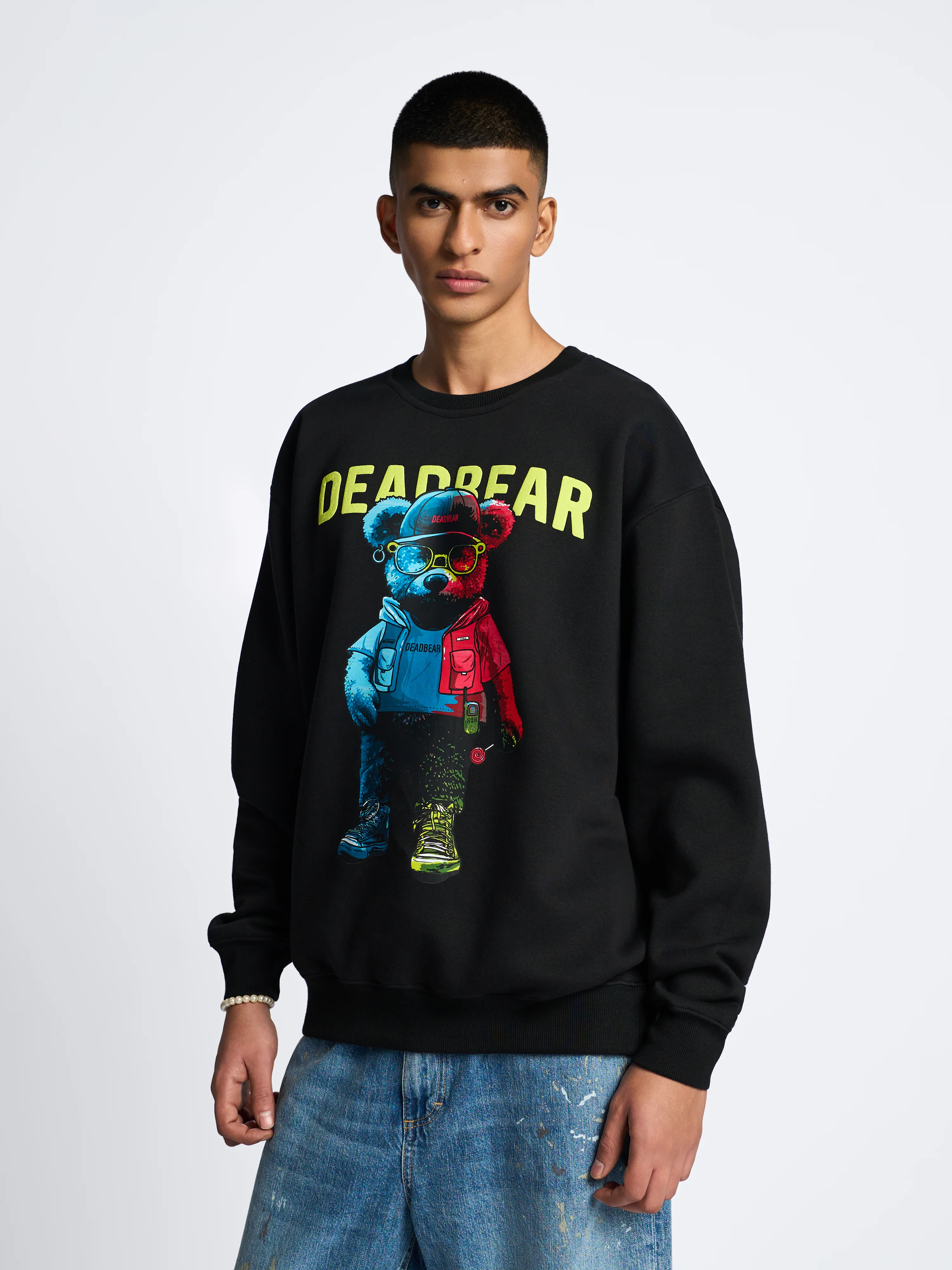 Ted Sweatshirt Black - Image 3