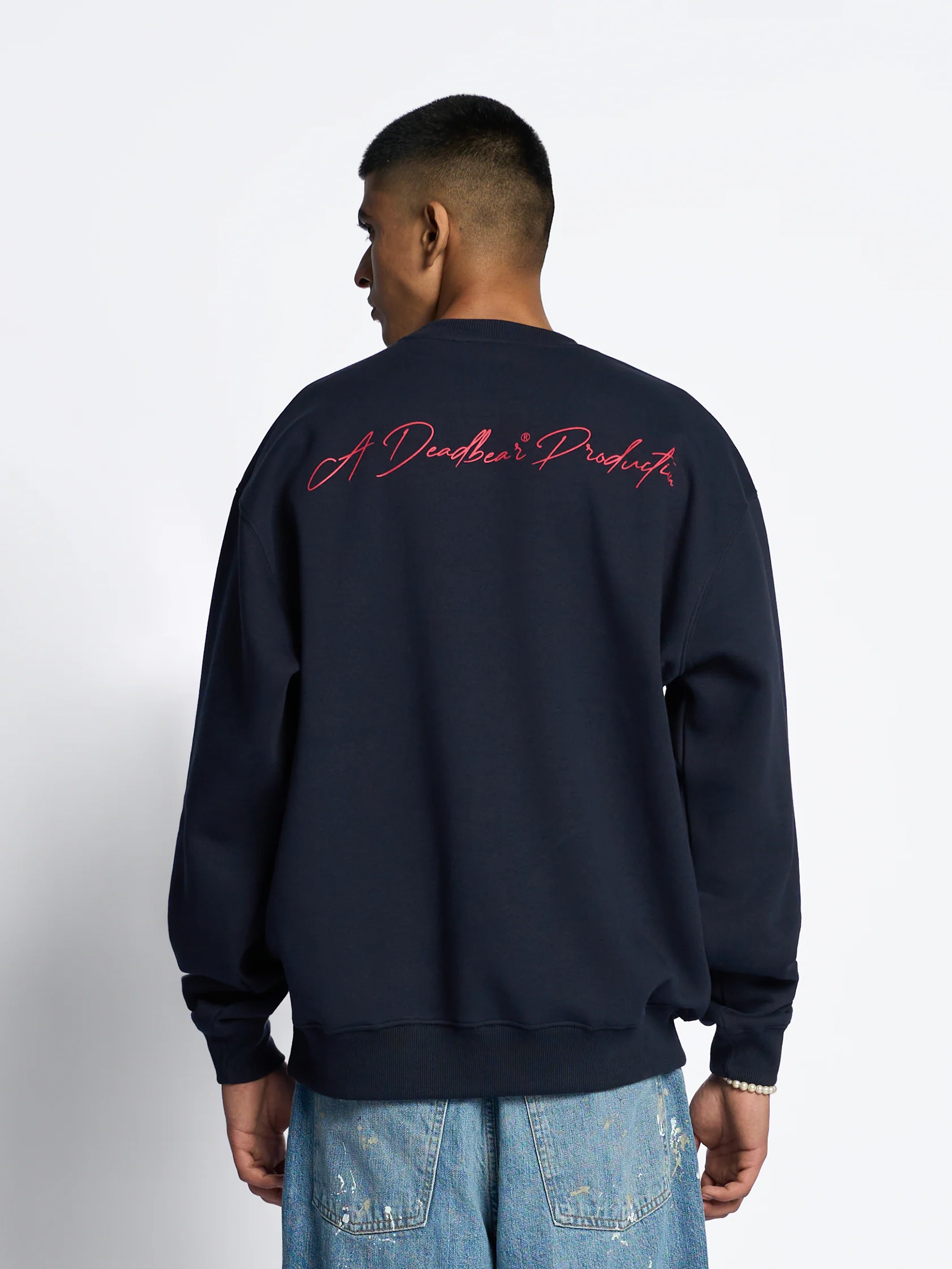 Ted Sweatshirt Navy - Image 4